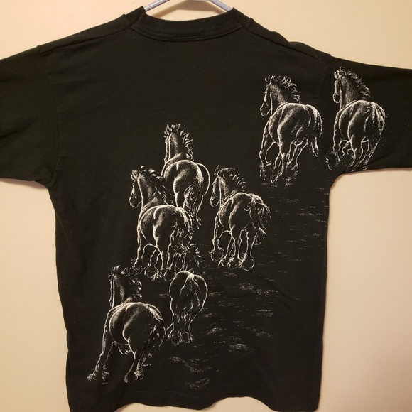 Vtg BUFFALO t-shirt clydesdales stampede - Picture 6 of 8